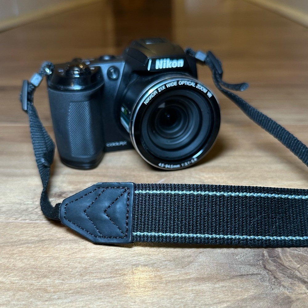 **SOLD** Nikon Coolpix L310 Black Digital Camera with Strap